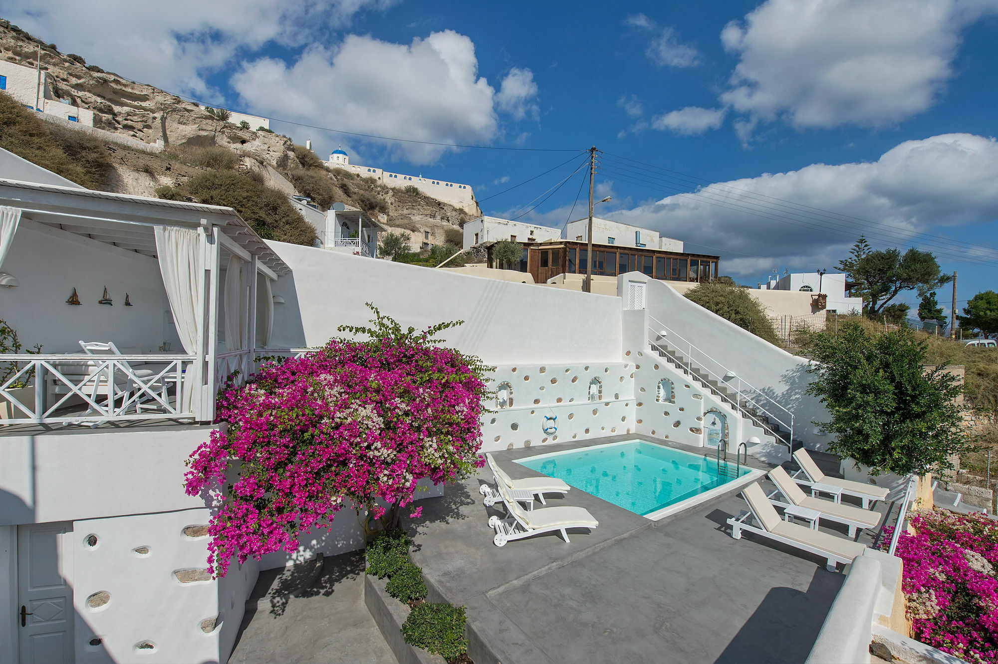 White Cave Private Villa Pýrgos Exterior foto