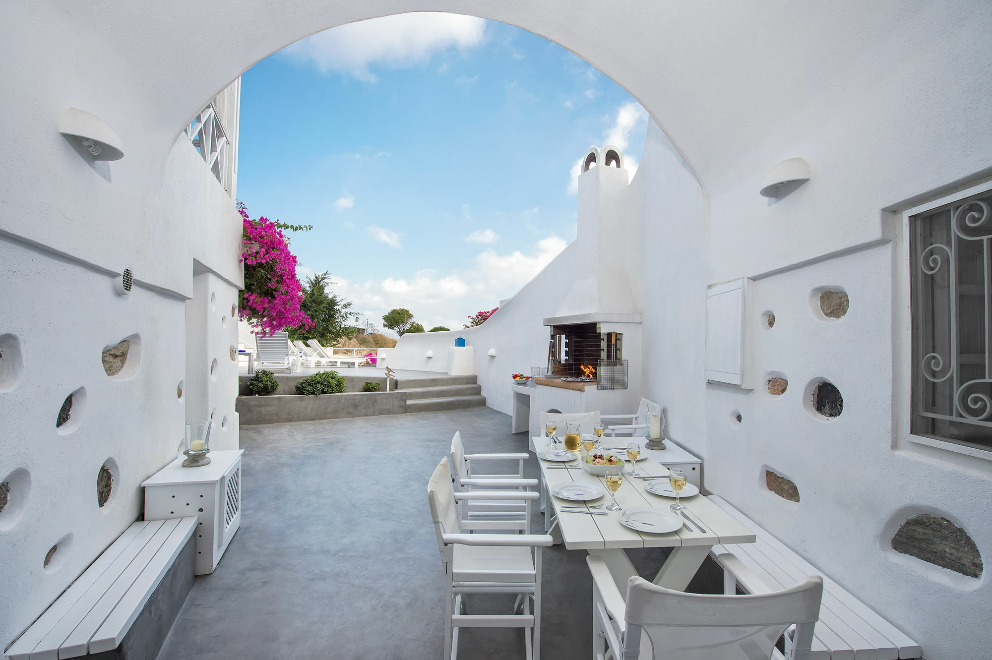 White Cave Private Villa Pýrgos Exterior foto